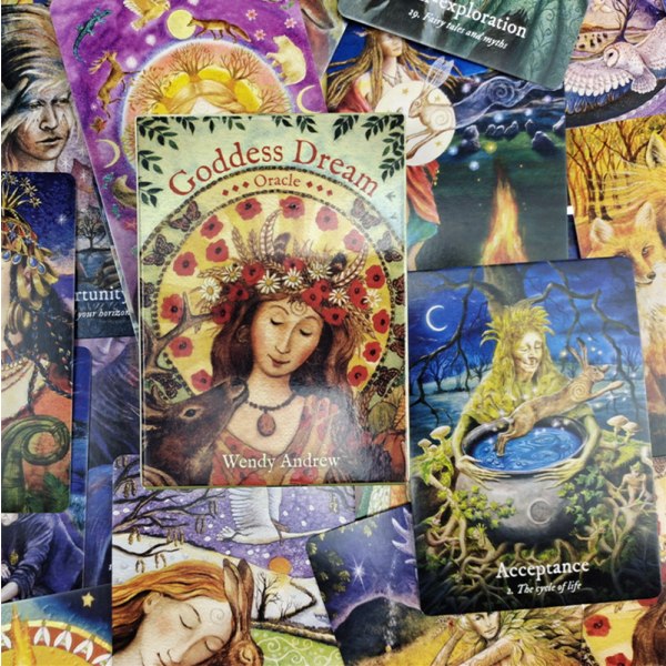 Goddess Dream Oracle Divination-kort