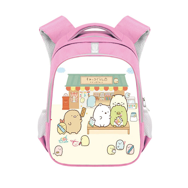 Gränsöverskridande Ny Sumikkogurashi Corner Biologi Primary School Flickor Skolväska Polyester Viktminskning Ryggsäck för distribution Style-11