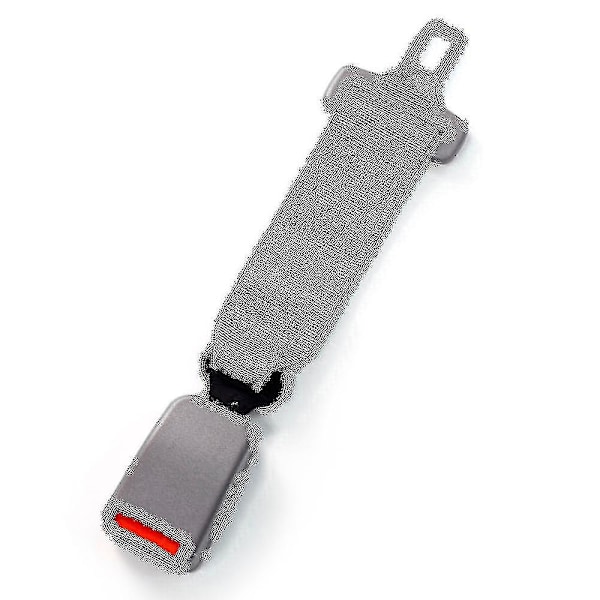 Säkerhetsbälten 1/2 Pack Universal bilbältesförlängare Justerbar bältesförlängare 23cm grå 1st 23cm