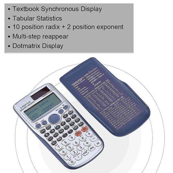 Fx-991es-plus Kalkylator 417 Funktioner Universitetsstudentkontor null none