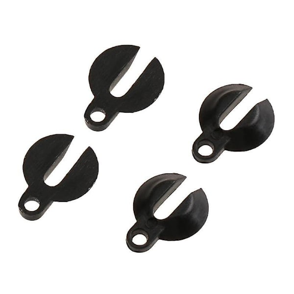 4st Rc Bil Runda Led Cover För 1 10 Rc Bil Axial Scx10 För -4 Rc Crawler Lampskärm Modell Leksak Black  white none