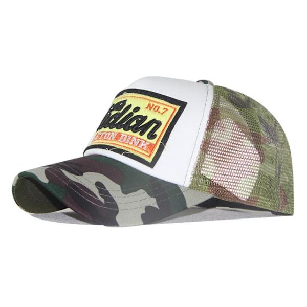 Skelett Dink Sommar Andningsbar Mesh Baseball Cap för Män Kvinnor Mode Brev Broderi Snapback Unisex Hip Hop Trucker Bone 6 Justerbar