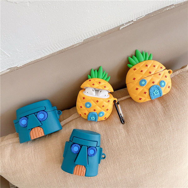 Airpods Skal 3 Skyddsskal - SpongeBob Squidward house