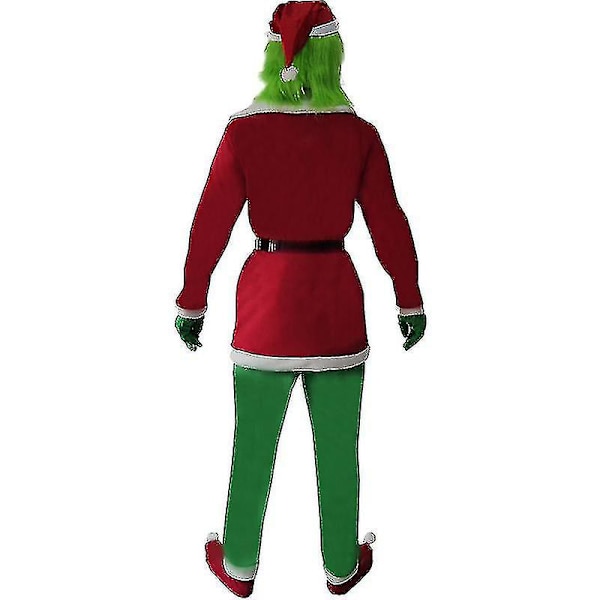 Cosplay How The Grinch Stole Christmas Costume Jultomtens kläder för vuxna s