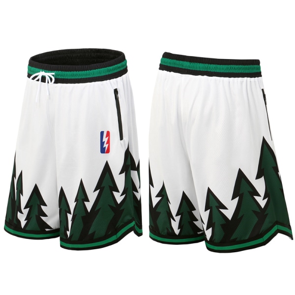 NBA Timberwolves Sports Basketball Oversized shorts White L