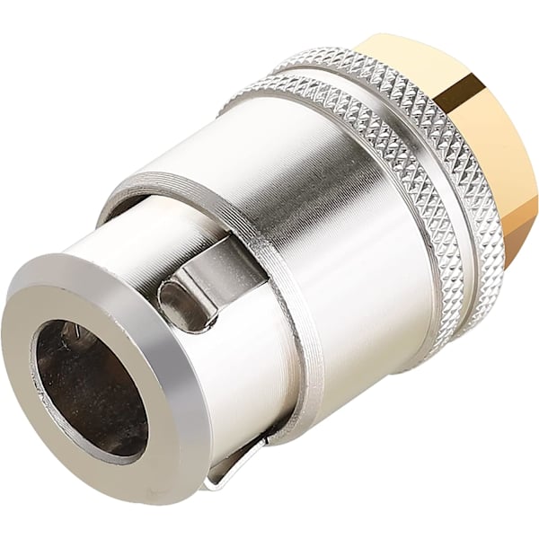 Hromee Lock On Air Chuck för Large Bore Ventil, Heavy Duty Closed Flow Tire Chuck, 1/4&#34; FNPT för däckinflator och 12V1 Stem Quick Anslutning