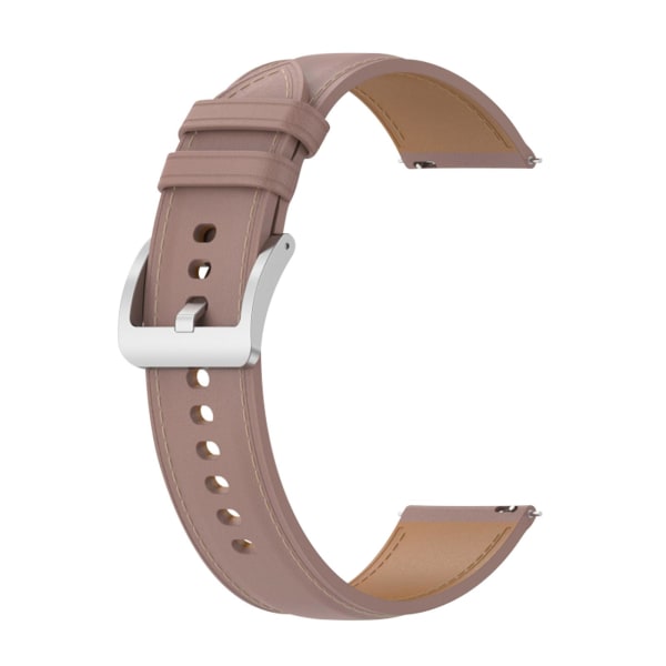 Läderrem för Galaxy Watch / Huawei Watch Beige