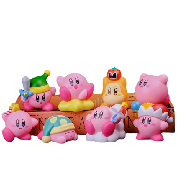 8-pack Kirby Star dekorativ figur