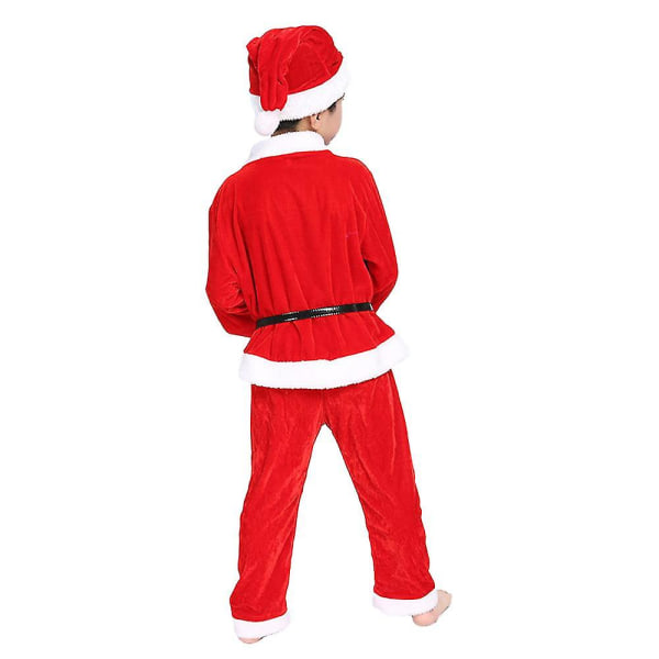 Jul Barn Jultomte Cosplay Kostym Pojkar Byxor Set/flickor Miniklänning Xmas Party Fancy Dress Outfit 6-7Years Boys