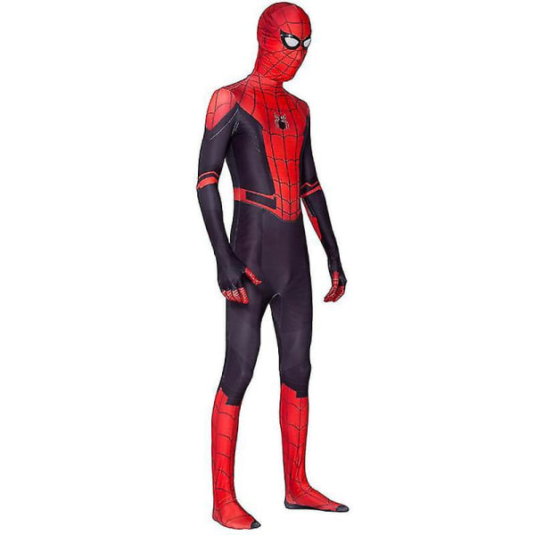 Spider-man Spiderman Kostym Vuxen Barn Cosplay Outfit För Män Pojke Fancy Dress Far from home 140