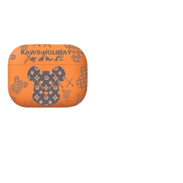 Airpods 3 Silikonhörlursfodral - orange björn