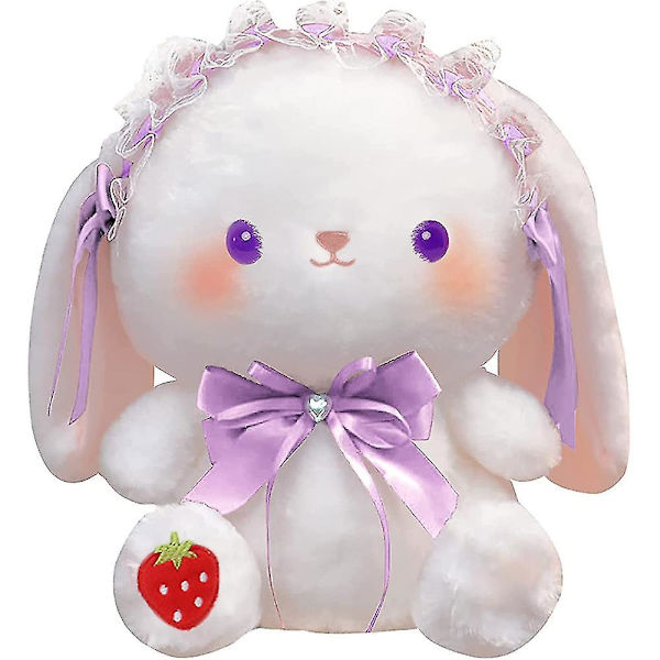 25 cm Kawaii Lolita kanin fylld docka kanin presenter för barn heminredning Red