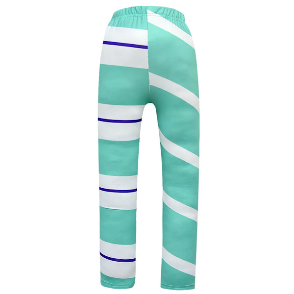 Flickor Wreck-It Ralph 2 Kläder Vanellope Von Schweetz Vocaloid Cosplay Halloween Kostym Barn Klänning Byxor Set Kläder för Flickor 6T pants