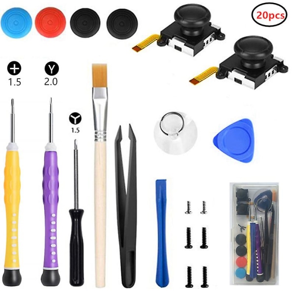 Switch3d Joystick Joy-con Handtag Reparationsverktyg Switch Demontering Skruvmejsel Lås Spänne Cat Claw Cap style 3
