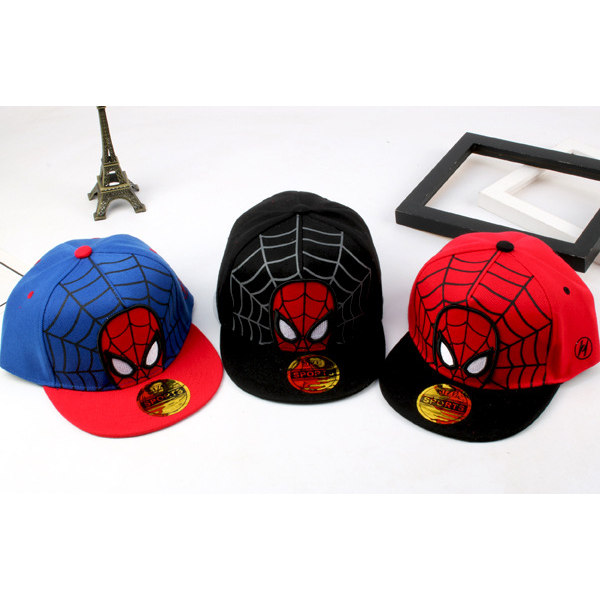Spider Man Flat brimmed cap Baseballkeps för barn svart