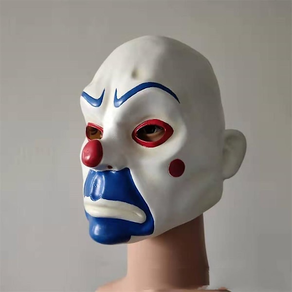 Halloween skräckmask läskig kostymfest Cosplay Clown Joker Mask Jasona)