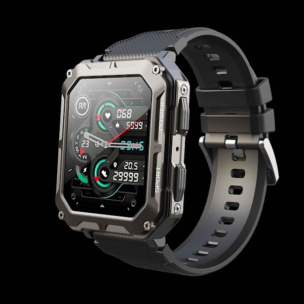 C20pro Bluetooth Talking Smartwatch Black