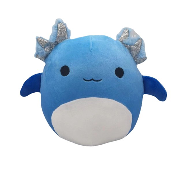 20CM Squishmallow plyschleksaksdocka Blå Salamander
