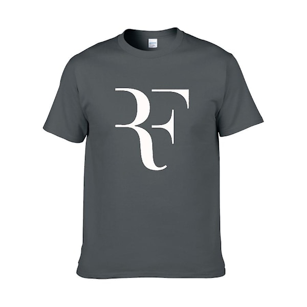 Federer Tennis kortärmad bomull T-shirt med rund hals XS