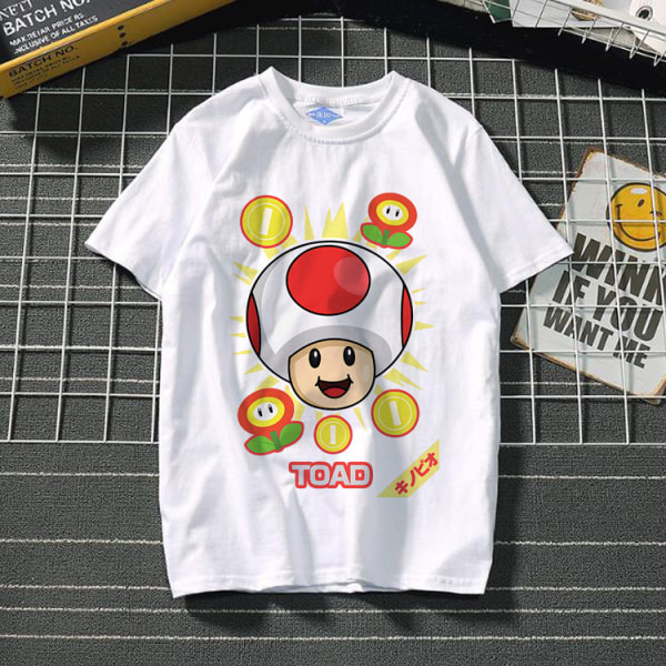 Mario anime perifer T-shirt för män och kvinnor T-shirts 9# 9# 2XL