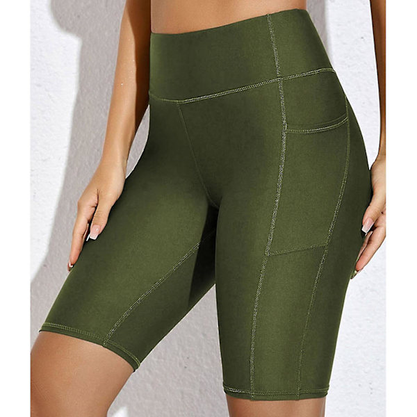 Dykshorts för kvinnor, minskar skav, lätta, mjuka, hudvänliga våtdräktshorts för surfing Green 2XL
