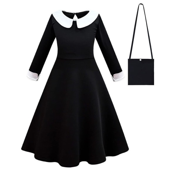 Onsdag Adams Princess Dress B-stil gratis väska 140cm