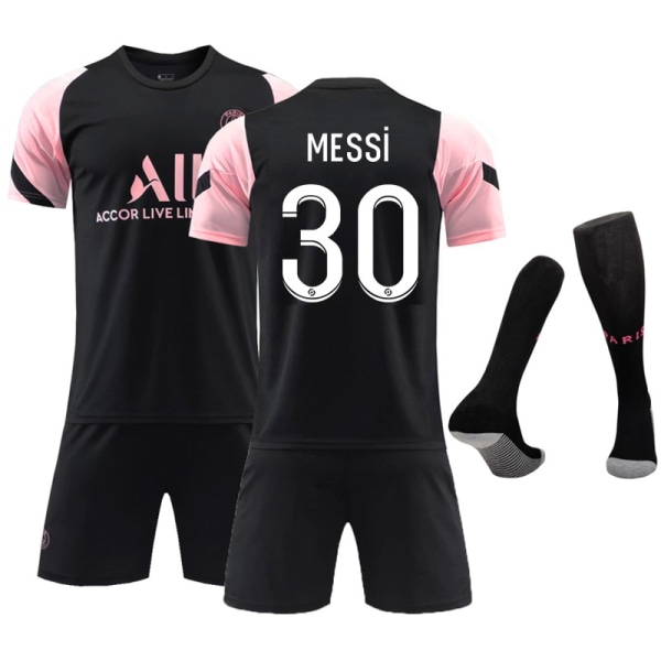 Messi fotbollströja storlek 30 Svart träningströja With socks 18