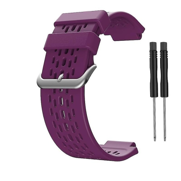 Mjukt watch Handledsrem Andas watch för Garmin- Approach S4/s2 Vivoactive Deep purple