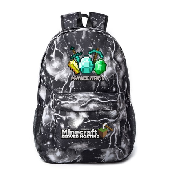 Minecraft ryggsäck student ryggsäck Lightning Black ~ 5