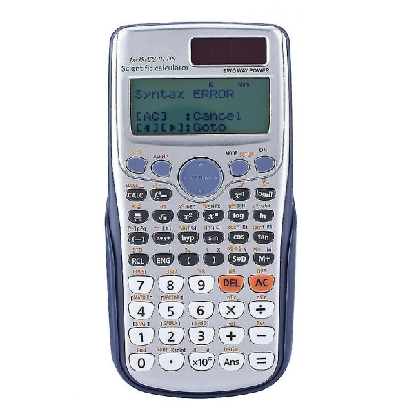 Fx-991es-plus Kalkylator 417 Funktioner Universitetsstudentkontor null none