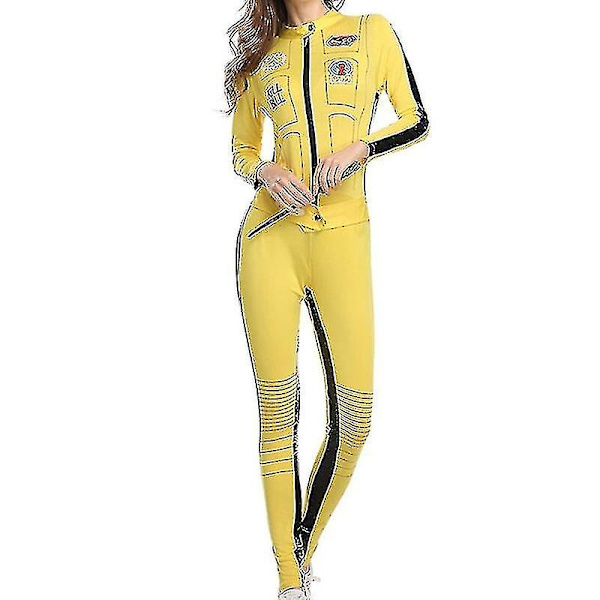 Kill Bill The Bride Beatrix Kiddo Cosplay Kostym Kung Fu Jumpsuit För Kvinnor Halloween Carnival Mardi Gras Kostymer M