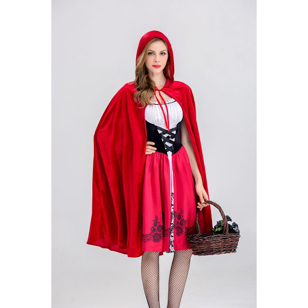 Ny liten rödluvan kostym slott drottning kostym Halloween cosplay uniform vuxen cosplay kostym 9013 M