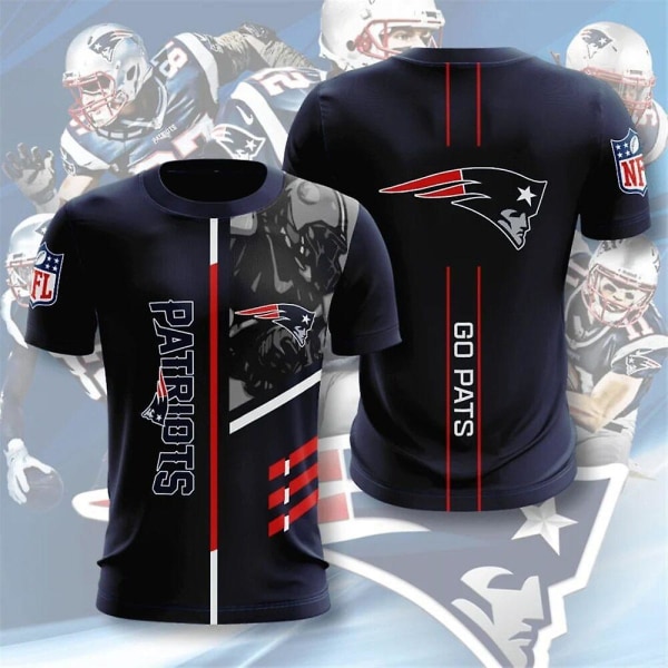 NFL Super Bowl Short Sleeve Sports - New England Patriots 4XL