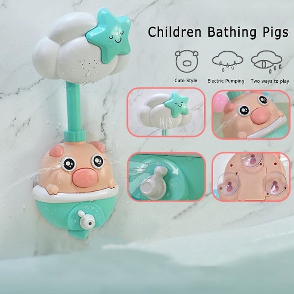 Automatisk sprinkler för baby Vatten Piggy (blå) null none