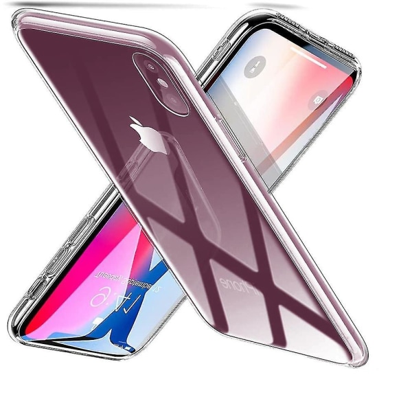 9h härdat case för Iphone X Tpu ram Repsäkert genomskinligt phone case null none