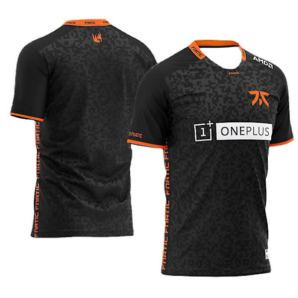 Csgo Fnatic T-shirt Esports Team Uniform 3d Print Summer M