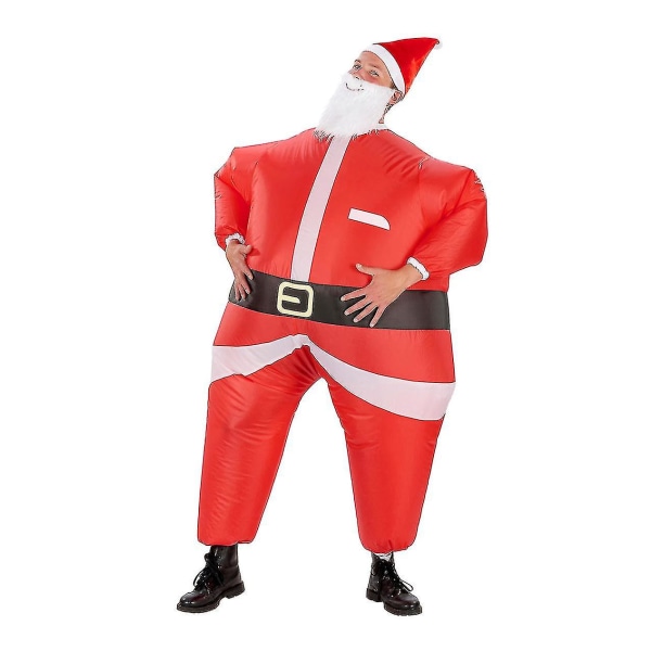 Unisex uppblåsbar jultomte Festlig maskeraddräkt