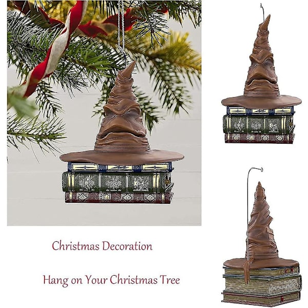 Harry Potter sortering hatt prydnad julgran hänge Hallmark minnessak dekoration Without sound