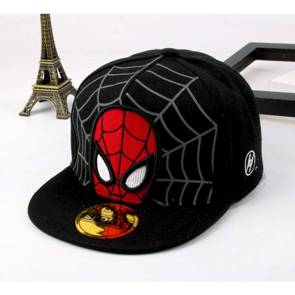 Spider Man Flat brimmed cap Baseballkeps för barn svart