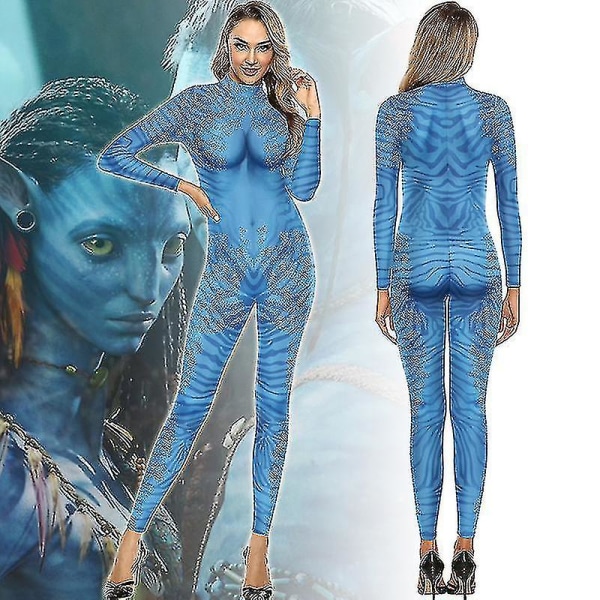 Avatar The Way Of Water Alien 3d Jumpsuit Kvinnor Avatar S