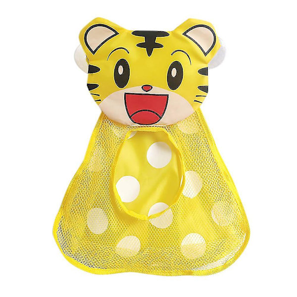Barn Bath Animal Leksaksförvaring Organizer Baby Net Badrum Tidy Mesh Hållare Väska Tiger