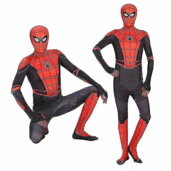 Super Hero Kids Fancy Dress Jumpsuit Xmas Gifts.-1_y 110-120cm blue red