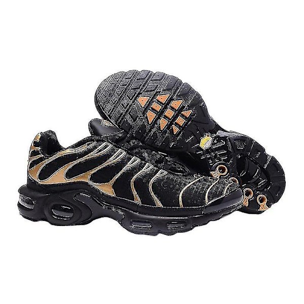 Casual Tn Sneakers för män - Löparskor med luftkudde för utomhussporter - Andningsbara och fashionabla atletiska skor för män Black red 41
