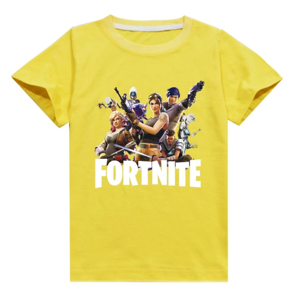 Fortress Night T-Shirt Tryckt Trendig T-Shirt F1 yellow 100cm