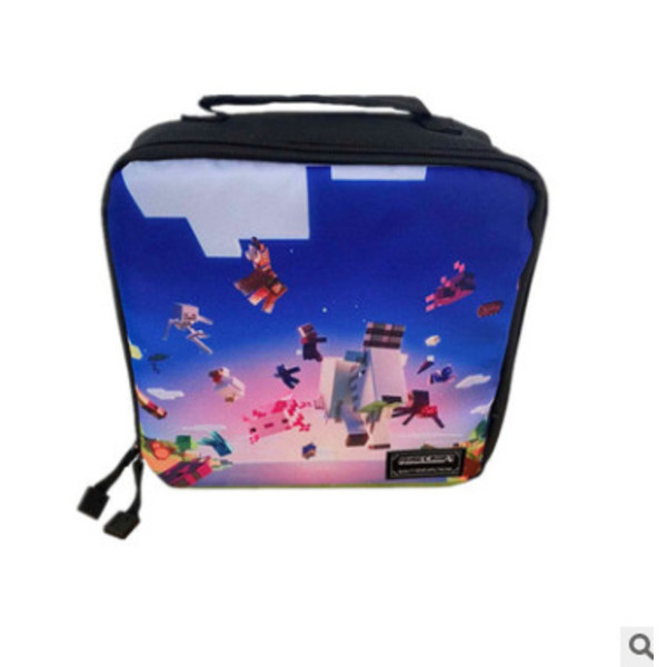 Minecraft isolerad väska lunch box förvaringsväska Animal samling måltid väska 22 * 22