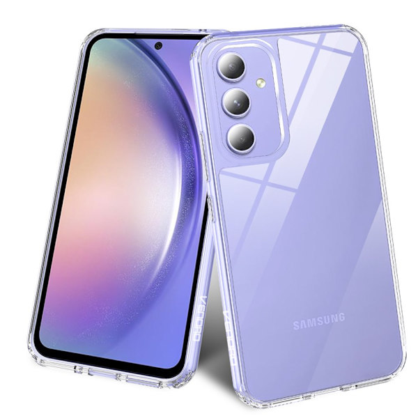 Htwon för Samsung Galaxy A54 5G Case Stötsäkert, mjukt TPU- cover, genomskinligt