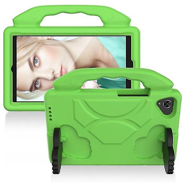 För Samsung Galaxy Tab A 8.0 2019 Sm-t290 Sm-t295 Case Giftfritt Eva Foam Stötsäkert Stand Cover för barn green