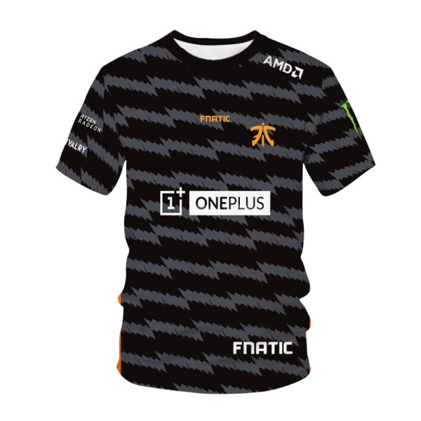 Fnatic kortärmad T-shirt med esportstryck 120