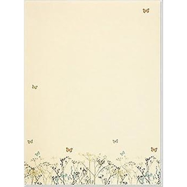 Butterflies Letter-perfect Stationery (Letter-perfect Stationery Series) null none