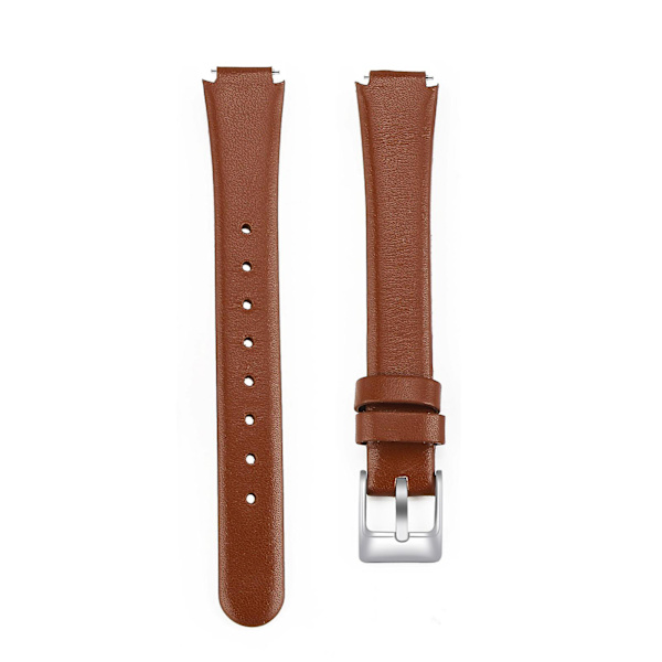 Hopeup 12 mm watch Andas utbytbart mjukt armbandsur i konstläder Watch Dark Brown L